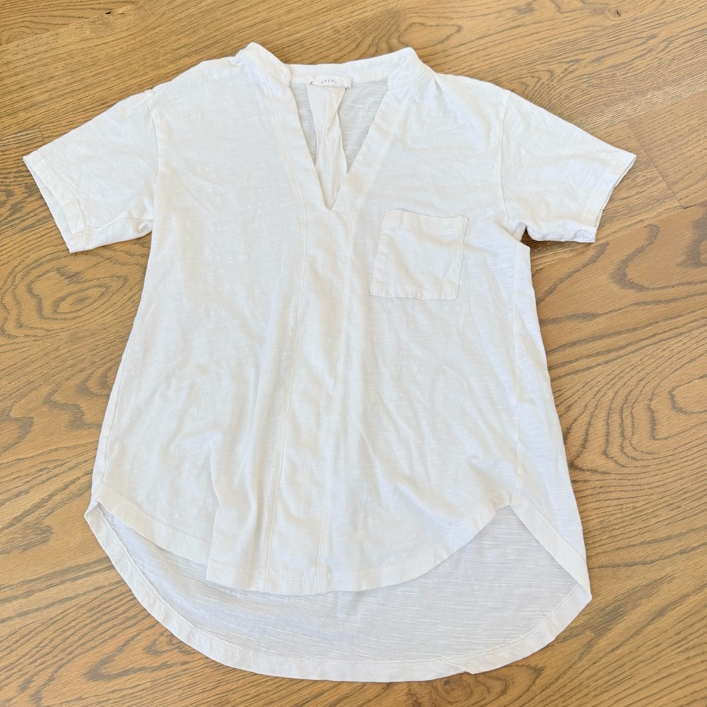 Lush white tee
